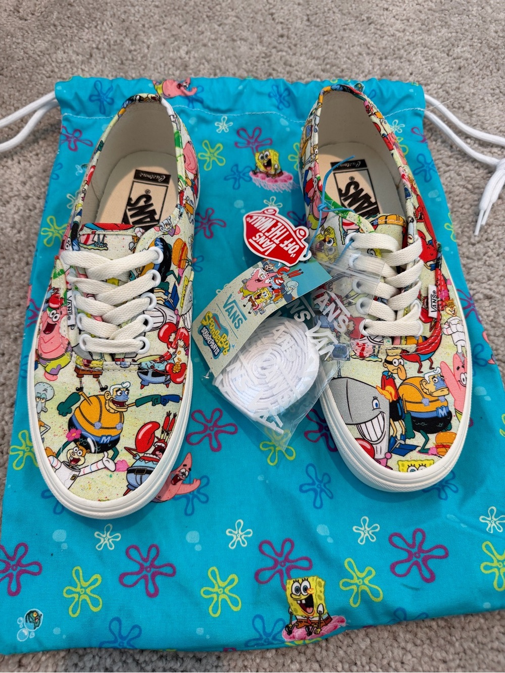 Vans custom SpongeBob collab (2021) Authentic Women’s 8.5